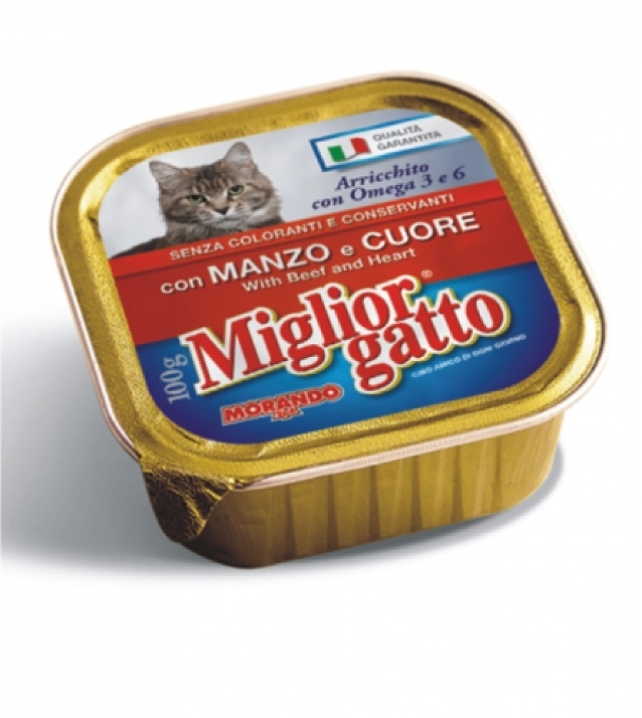 KEDİ KONSERVE BİFTEK VE YÜREK 100 GR'LIK