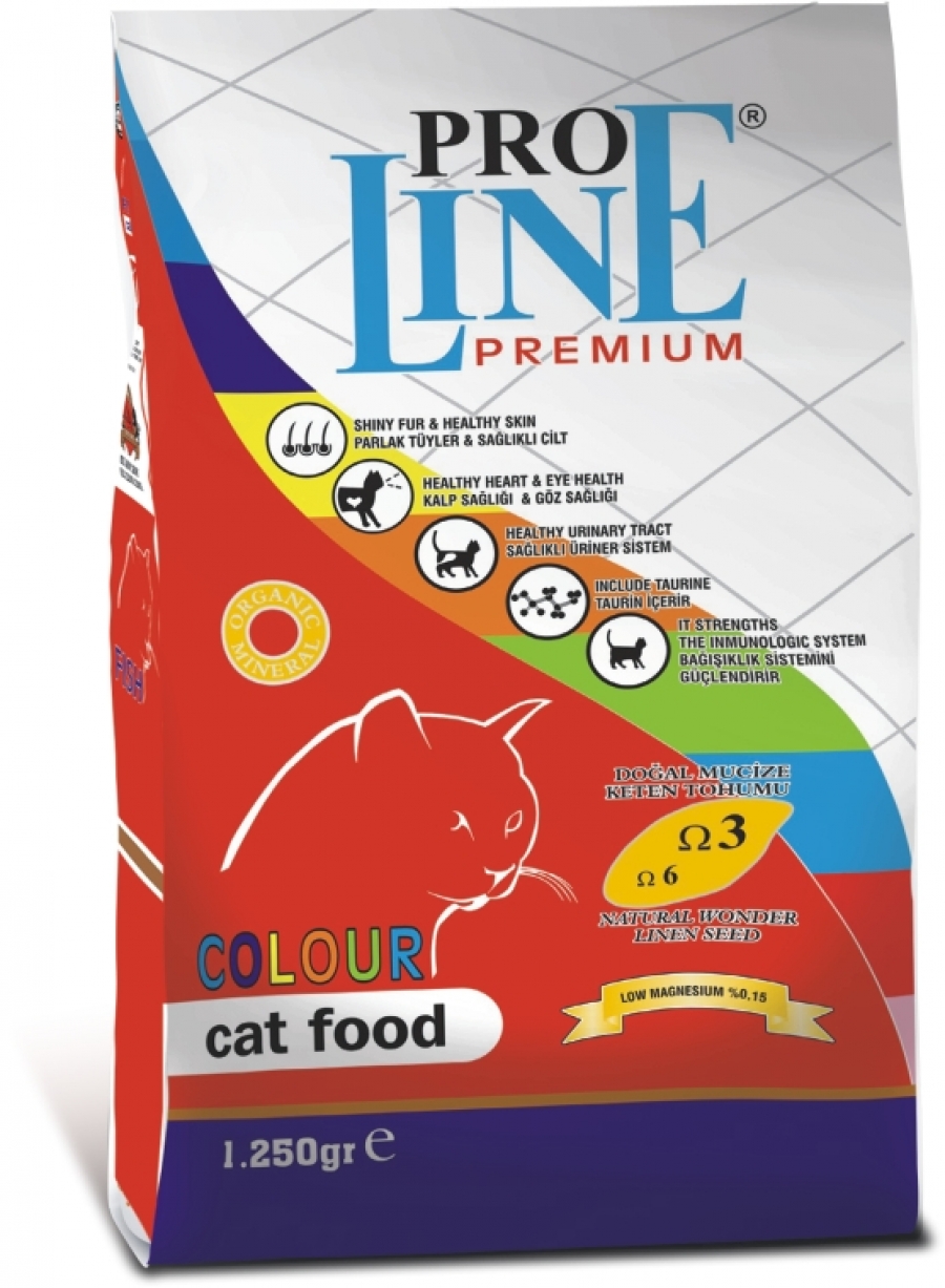 PROLINE ADULT CAT FOOD COLOUR,