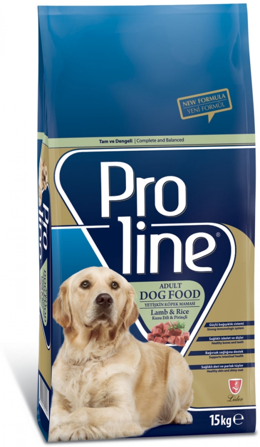 PROLINE ADULT DOG FOOD LAMB & RICE 15 KG'LIK PAKET