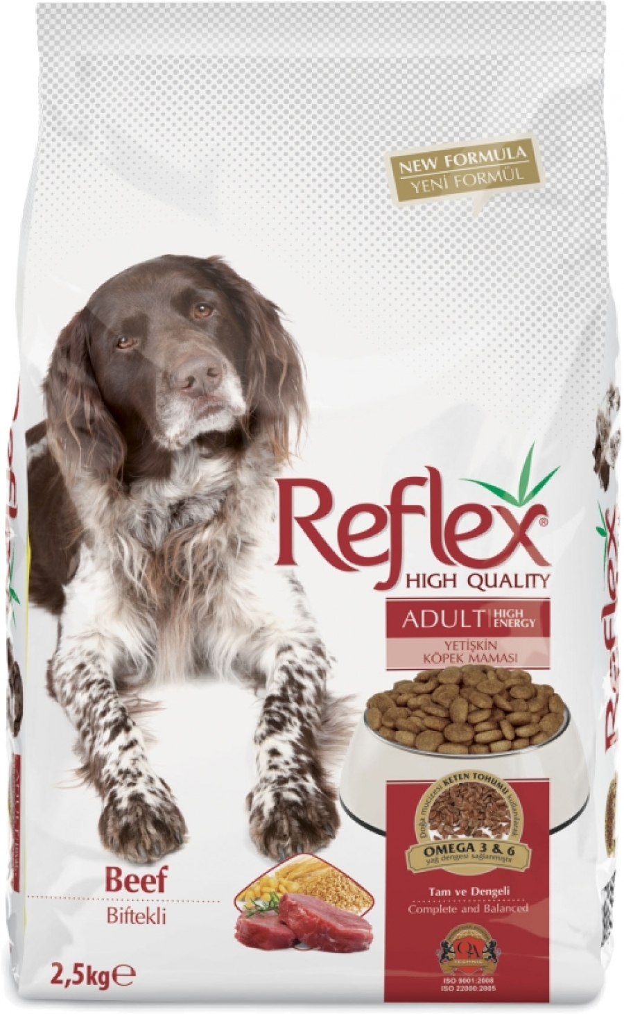 REFLEX ADULT DOG FOOD 2,5 KG'LIK PAKET